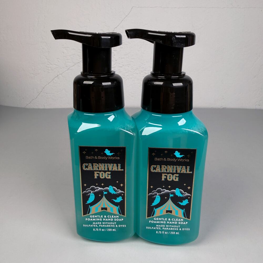 Carnival Fog Gentle Foaming Hand Soap Bath and Body Works 8.75oz Lot of 2